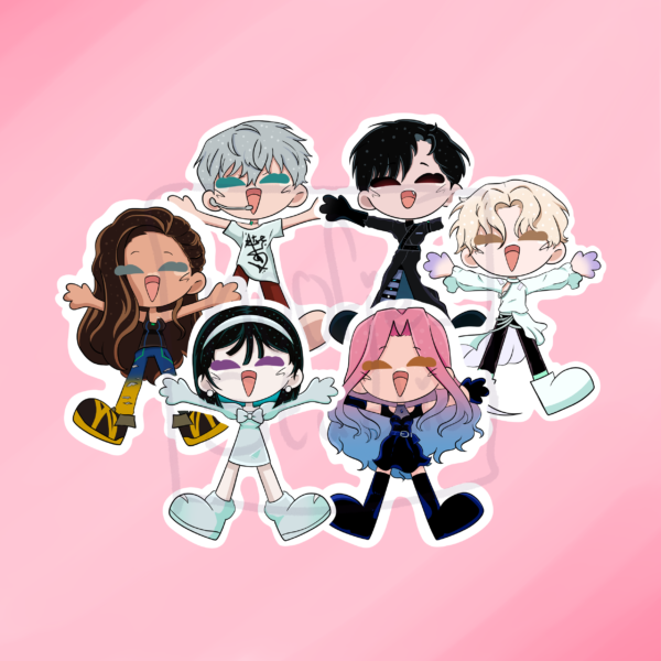 Alien Stage Sticker set